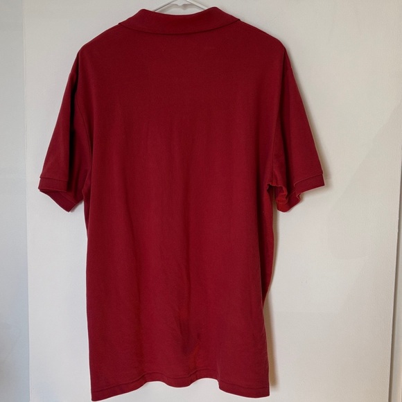 🎉4/30$🎉 Eddie Bauer L Deep Red Polo Shirt - Picture 3 of 3